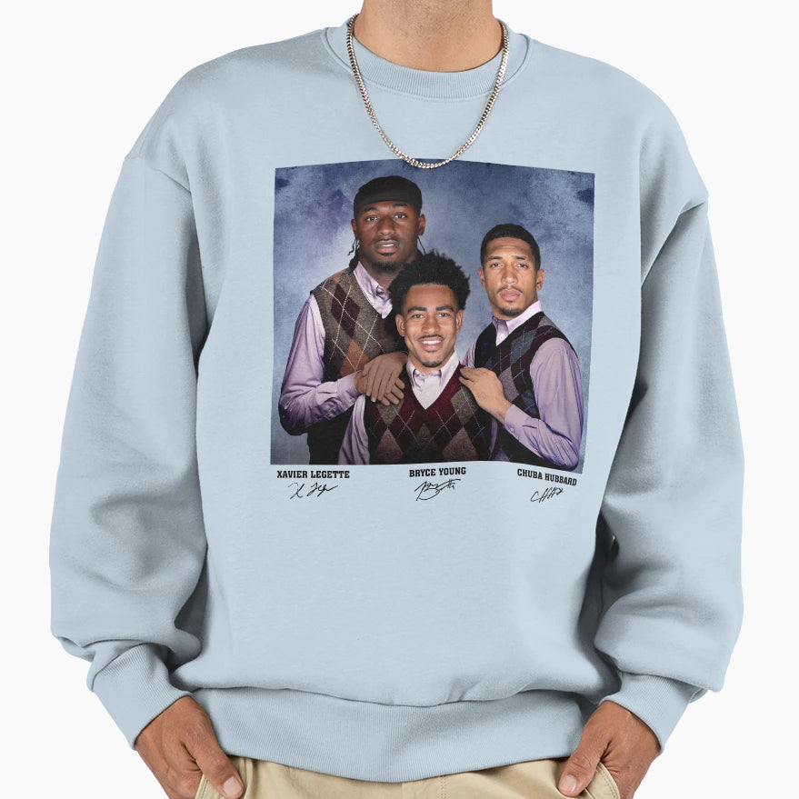 Bryce Young Xavier Legette Sweatshirt - Casual Everyday Wear Men Women - T-Shirt, Sweatshirt, Hoodie