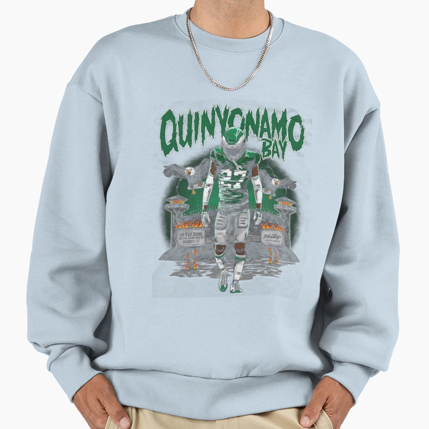 Quinyon Mitchell Quinyonamo Bay Sweatshirt - Aesthetic Graphic Unisex - T-Shirt, Sweatshirt, Hoodie