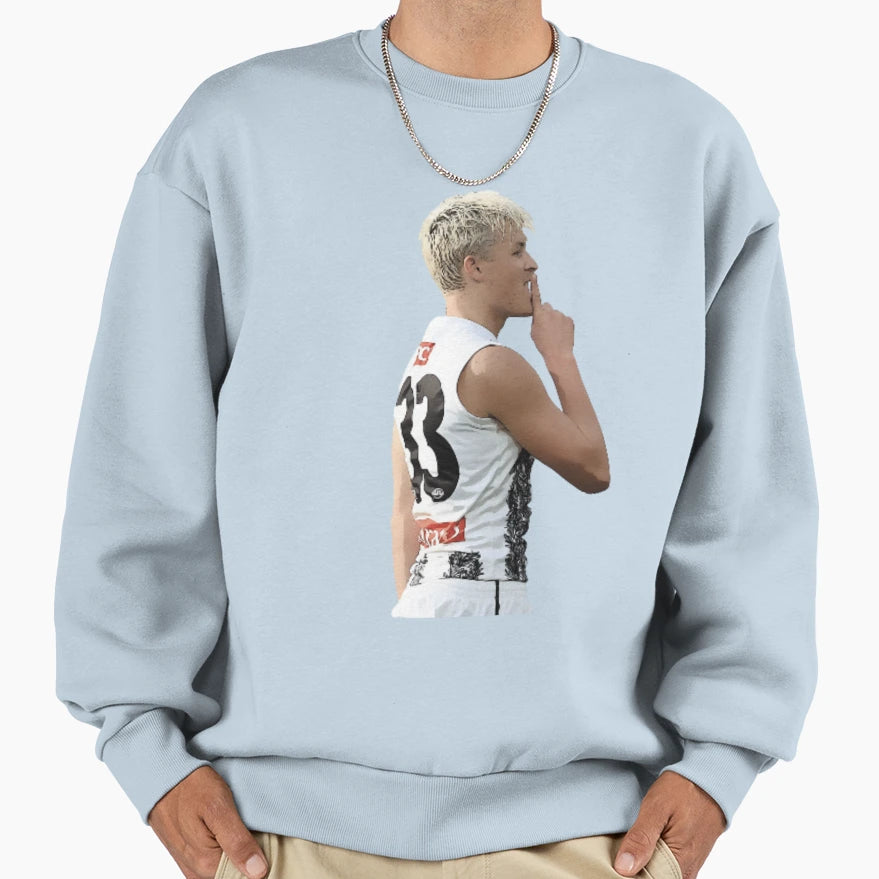 Jack Ginnivan Shush Celebration Sweatshirt - Custom Art Print Men Women - T-Shirt, Sweatshirt, Hoodie