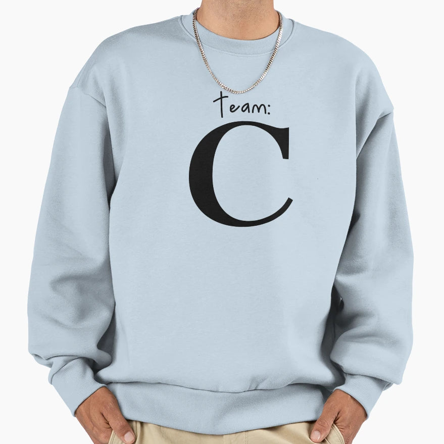Team Sweatshirt - Trendy Graphic for Adults - T-Shirt, Sweatshirt, Hoodie