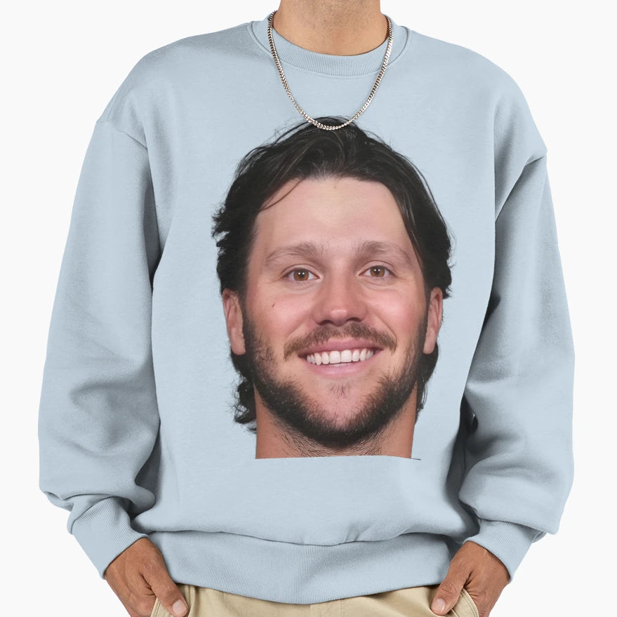 JA Face Sweatshirt - Minimalist Print Men Women - T-Shirt, Sweatshirt, Hoodie