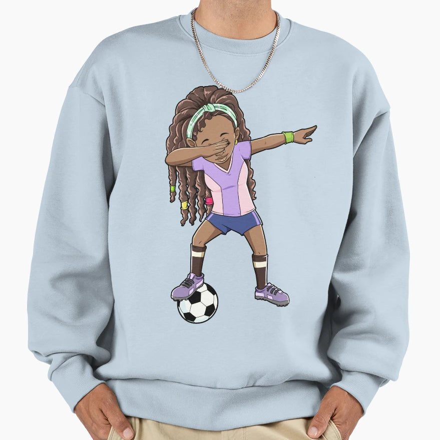 Dabbing Soccer Dab Dance Football Gifts T-Shirt - Novelty Apparel Men Women - T-Shirt, Sweatshirt, Hoodie