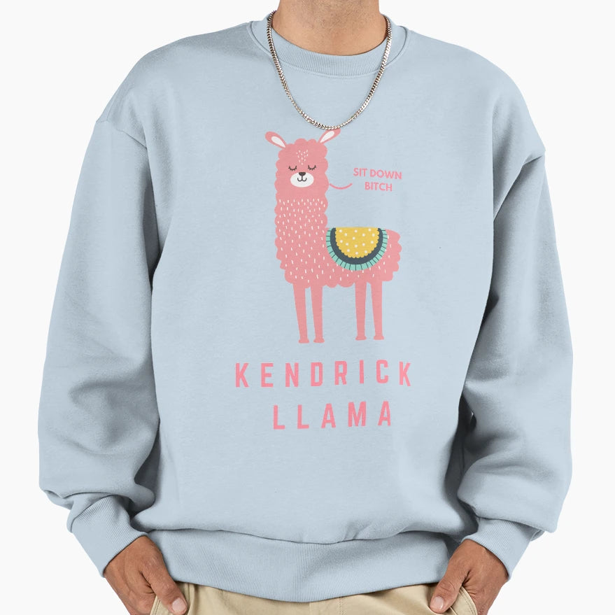Kendrick Llama Sweatshirt - Fun Novelty Design for Adults - T-Shirt, Sweatshirt, Hoodie