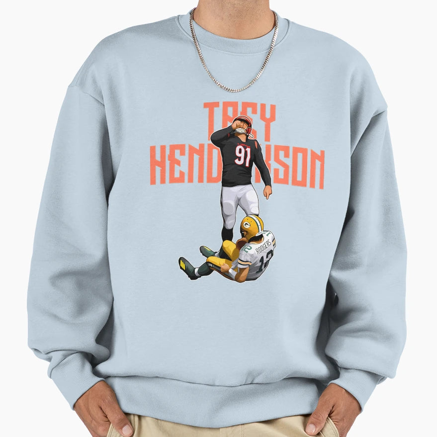 Trey Hendrikson Sack Ar 12 Bold Sweatshirt - Unique Graphic for Adults - T-Shirt, Sweatshirt, Hoodie