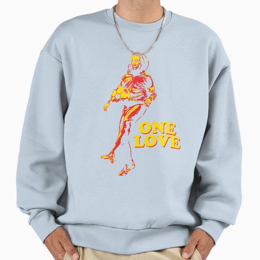 Bob Marley One Love Sweatshirt - Unique Graphic Unisex - T-Shirt, Sweatshirt, Hoodie