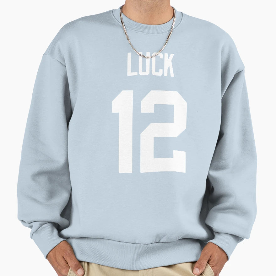 Andrew Luck 12 Colts Sweatshirt - Graphic Print Unisex - T-Shirt, Sweatshirt, Hoodie