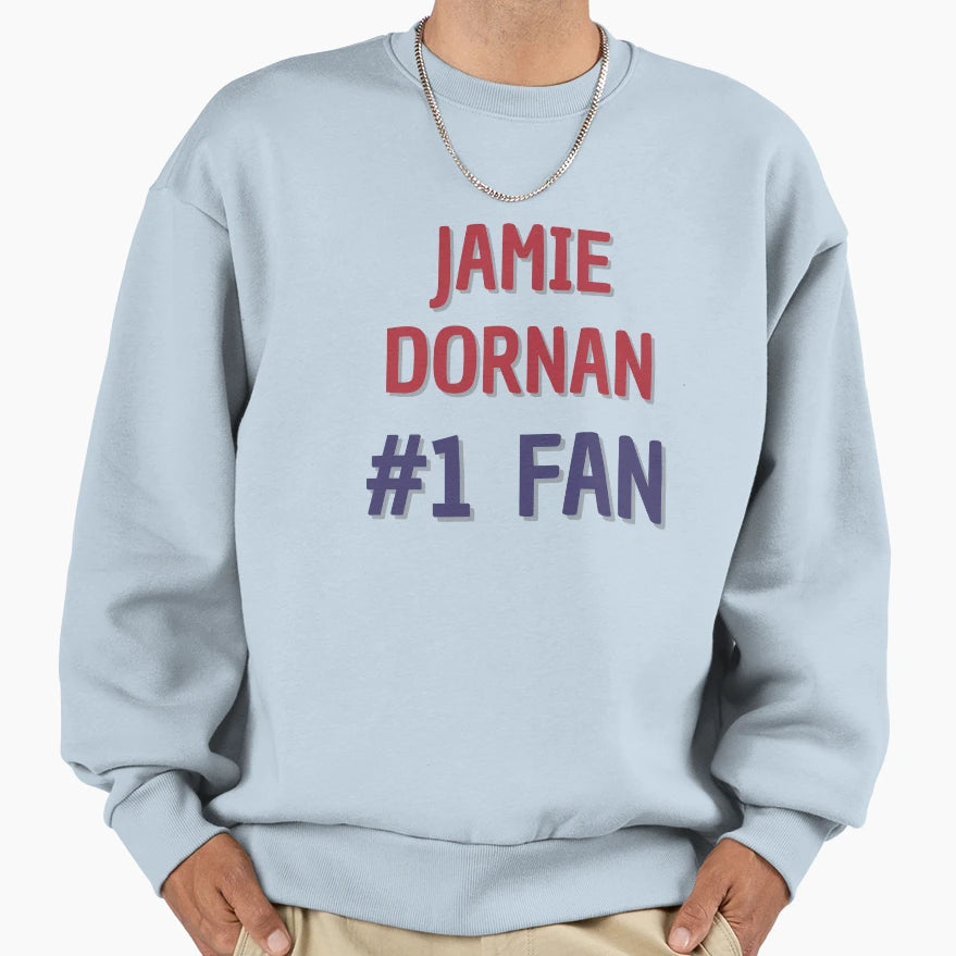 Jamie Dornan 1 Fan Sweatshirt - Minimalist Print Men Women - T-Shirt, Sweatshirt, Hoodie