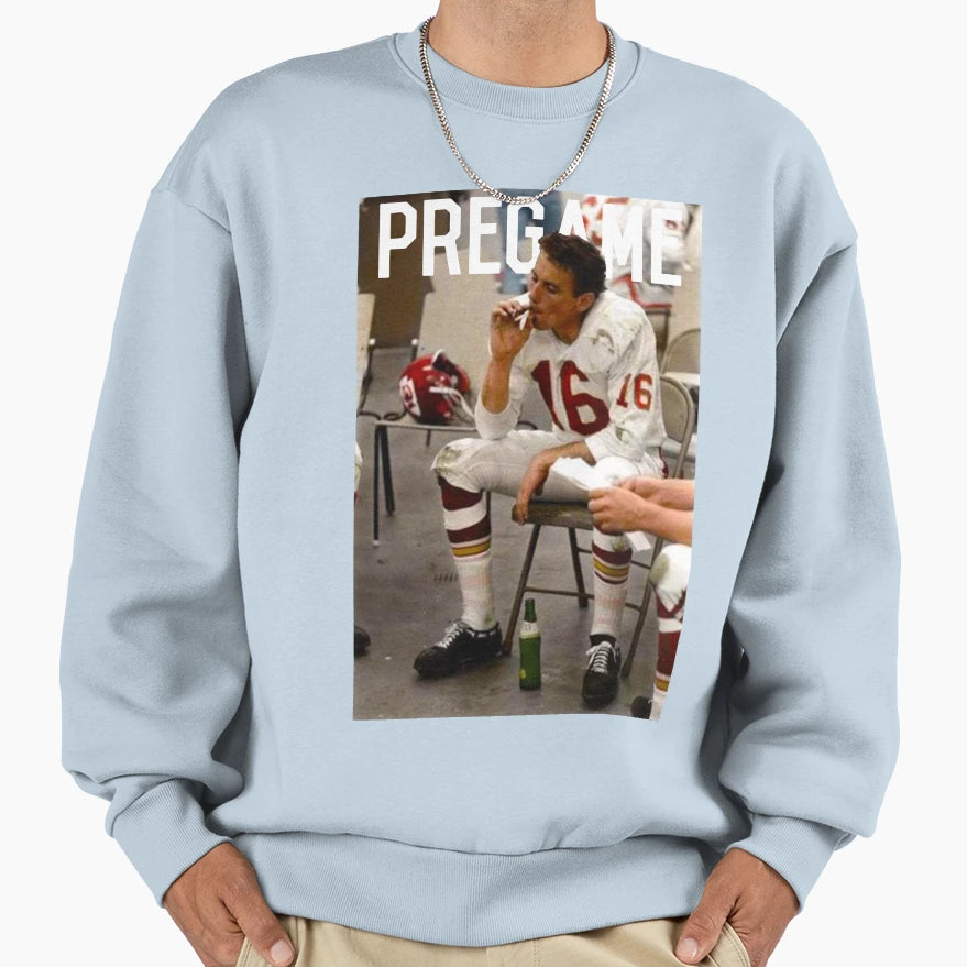 Len Dawson Smoking Sweatshirt - Casual Everyday Wear for Adults - T-Shirt, Sweatshirt, Hoodie