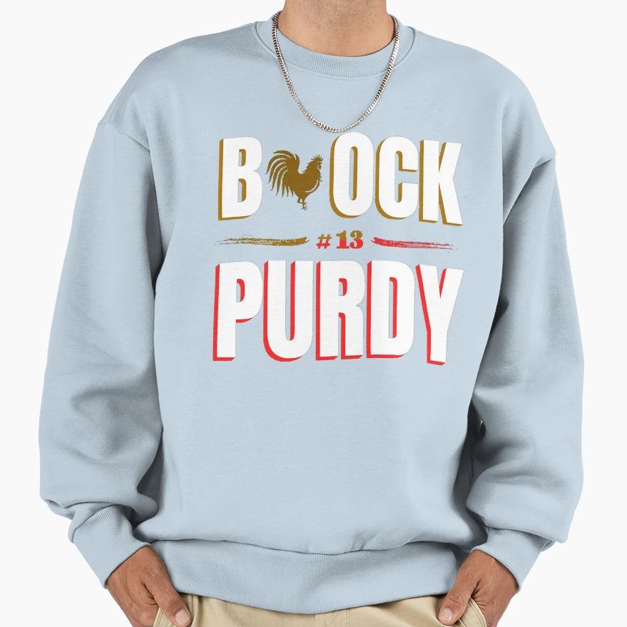 Purdy Football Sweatshirt - Aesthetic Graphic Men Women - T-Shirt, Sweatshirt, Hoodie