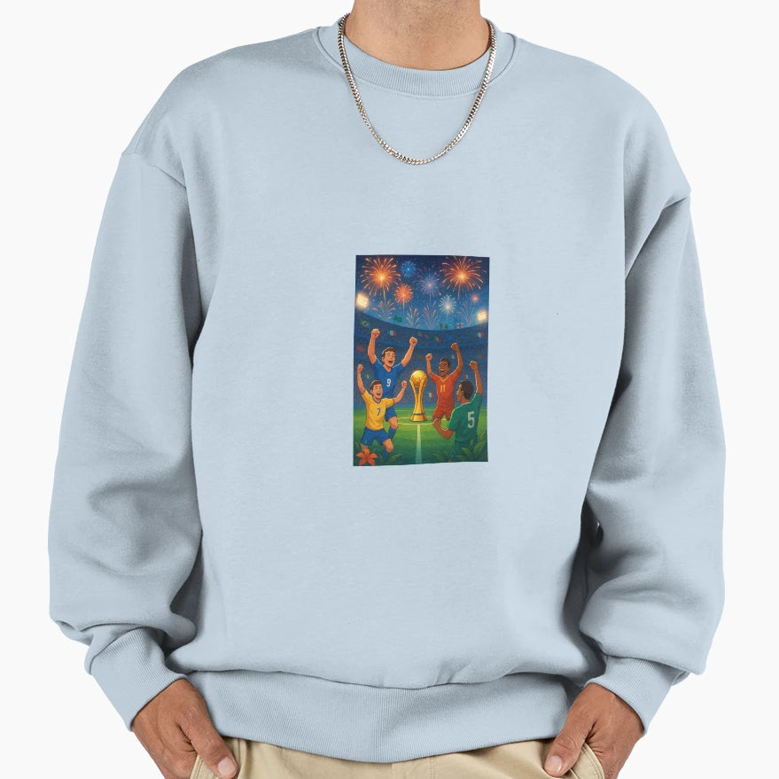 World Cup Sweatshirt - Minimalist Print Men Women - T-Shirt, Sweatshirt, Hoodie