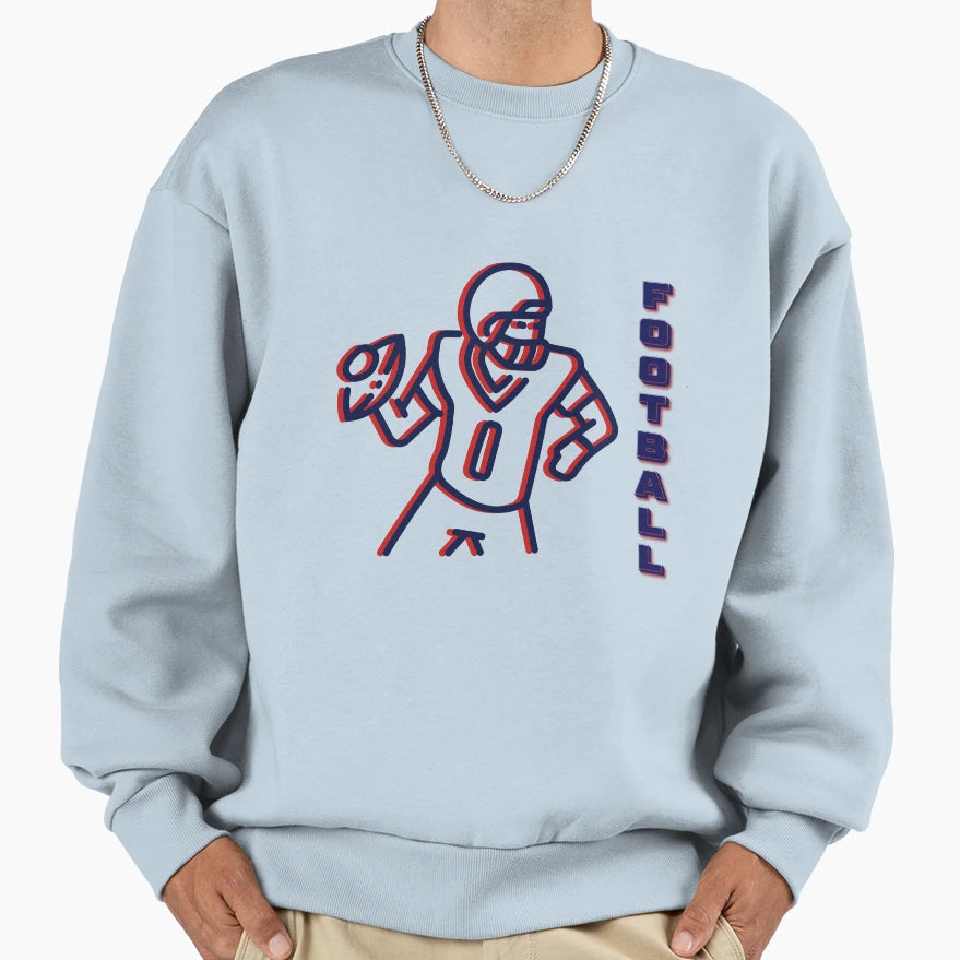 Football Season Sweatshirt - Unique Graphic for Adults - T-Shirt, Sweatshirt, Hoodie