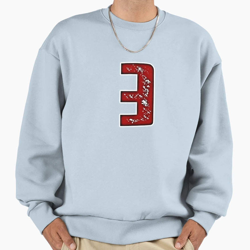 Number 3 Sweatshirt - Aesthetic Graphic Men Women - T-Shirt, Sweatshirt, Hoodie