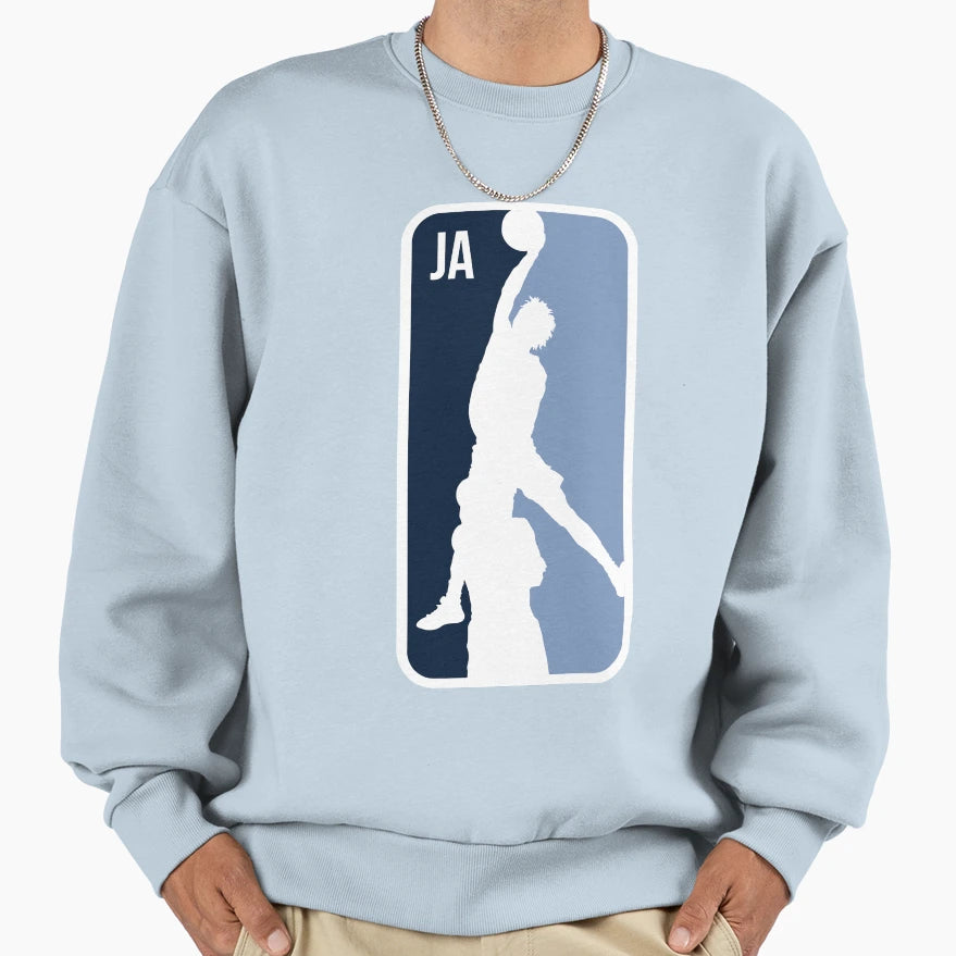 Ja Morant New Logo Sweatshirt - Aesthetic Graphic Men Women - T-Shirt, Sweatshirt, Hoodie