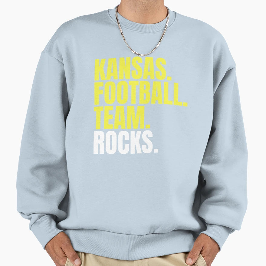 Copy Kansas City Football Kansas Sweatshirt - Novelty Apparel Unisex - T-Shirt, Sweatshirt, Hoodie