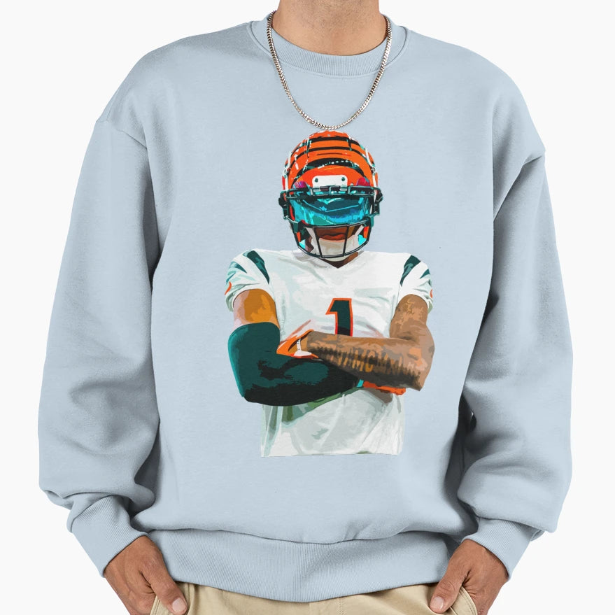 Ja Marr Chase Sweatshirt - Graphic Print Unisex - T-Shirt, Sweatshirt, Hoodie