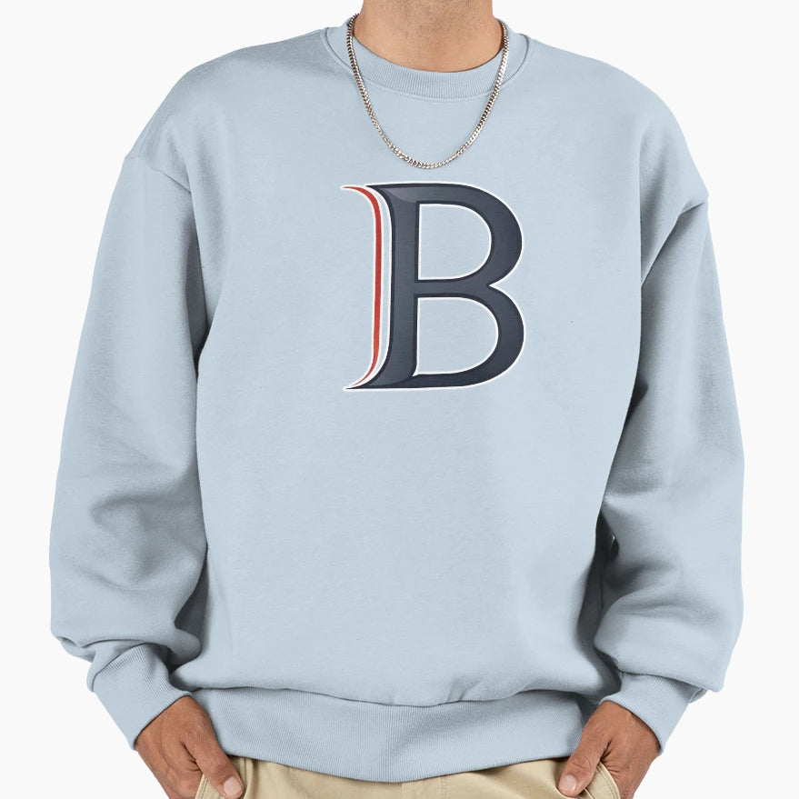 Letter B Sweatshirt - Casual Everyday Wear for Adults - T-Shirt, Sweatshirt, Hoodie
