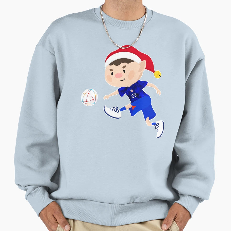 Usa World Cup Elf Sweatshirt - Trendy Graphic Unisex - T-Shirt, Sweatshirt, Hoodie