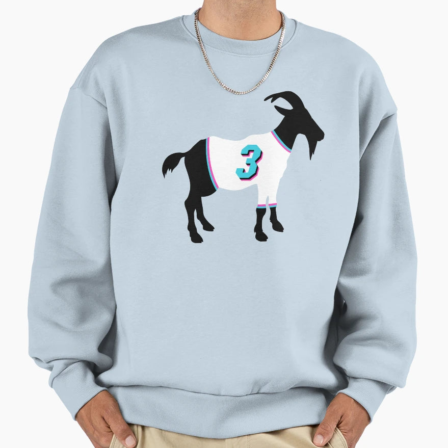 Dwyane Wade Goat Sweatshirt - Custom Art Print Unisex - T-Shirt, Sweatshirt, Hoodie