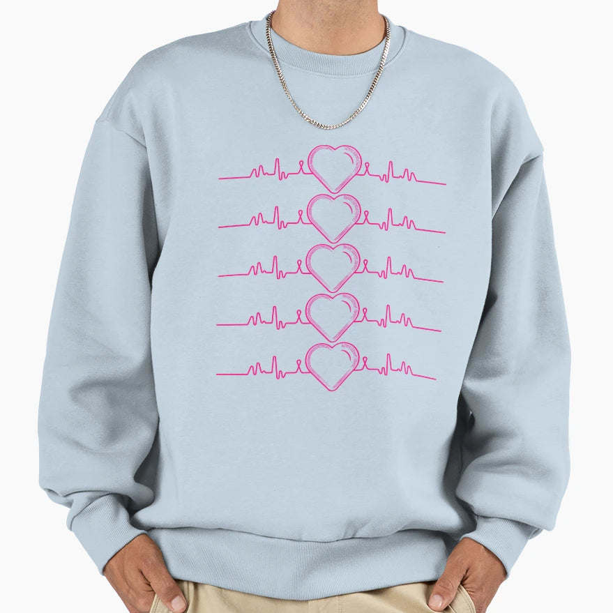 Heartbeat To Soul Sweatshirt - Streetwear Style Unisex - T-Shirt, Sweatshirt, Hoodie