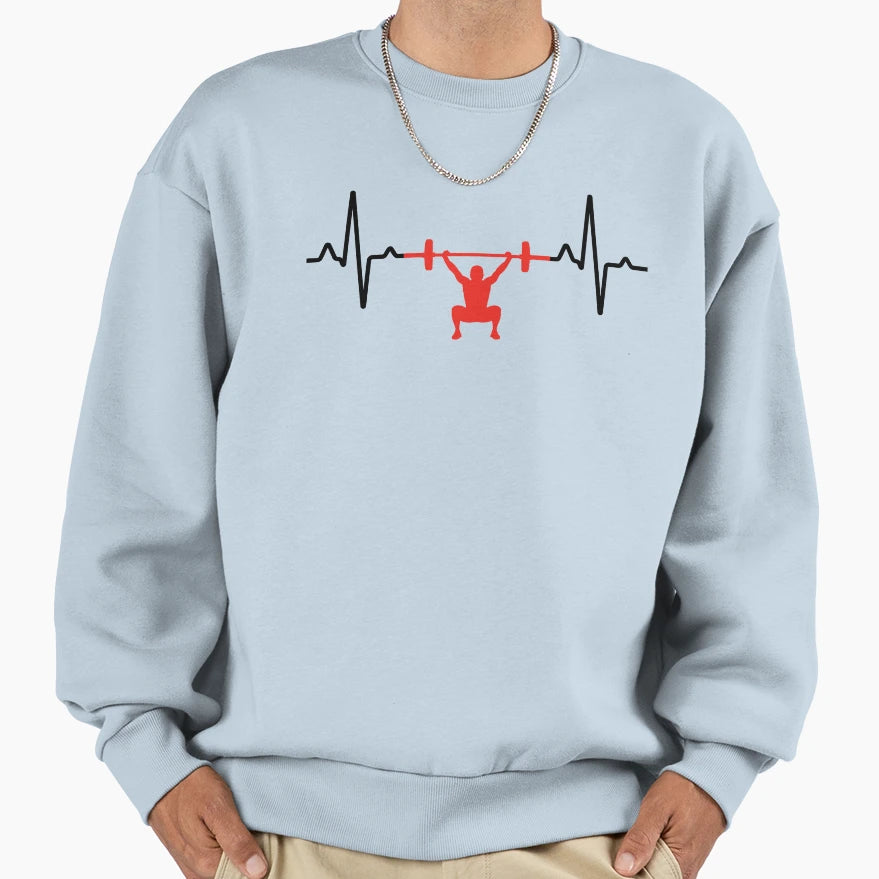 Bodybuilding Fitness Workout Sweatshirt - Minimalist Print Men Women - T-Shirt, Sweatshirt, Hoodie