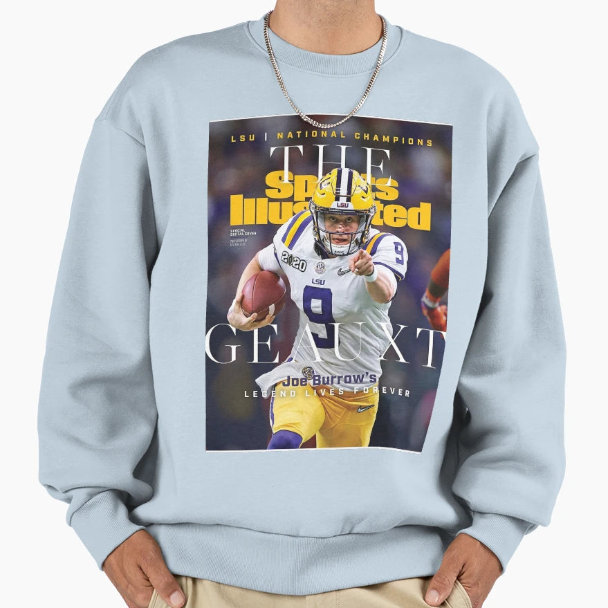 Joe Purple Sports Sweatshirt - Aesthetic Graphic Men Women - T-Shirt, Sweatshirt, Hoodie