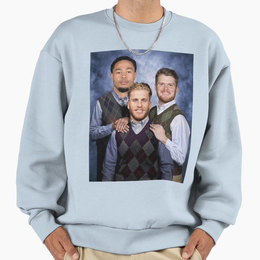 Sam Darnold Jaxon Smith Njigba Sweatshirt - Fun Novelty Design Men Women - T-Shirt, Sweatshirt, Hoodie