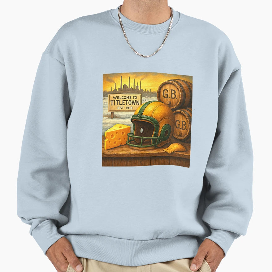 Green Bay Fan Art Sweatshirt - Casual Everyday Wear Men Women - T-Shirt, Sweatshirt, Hoodie