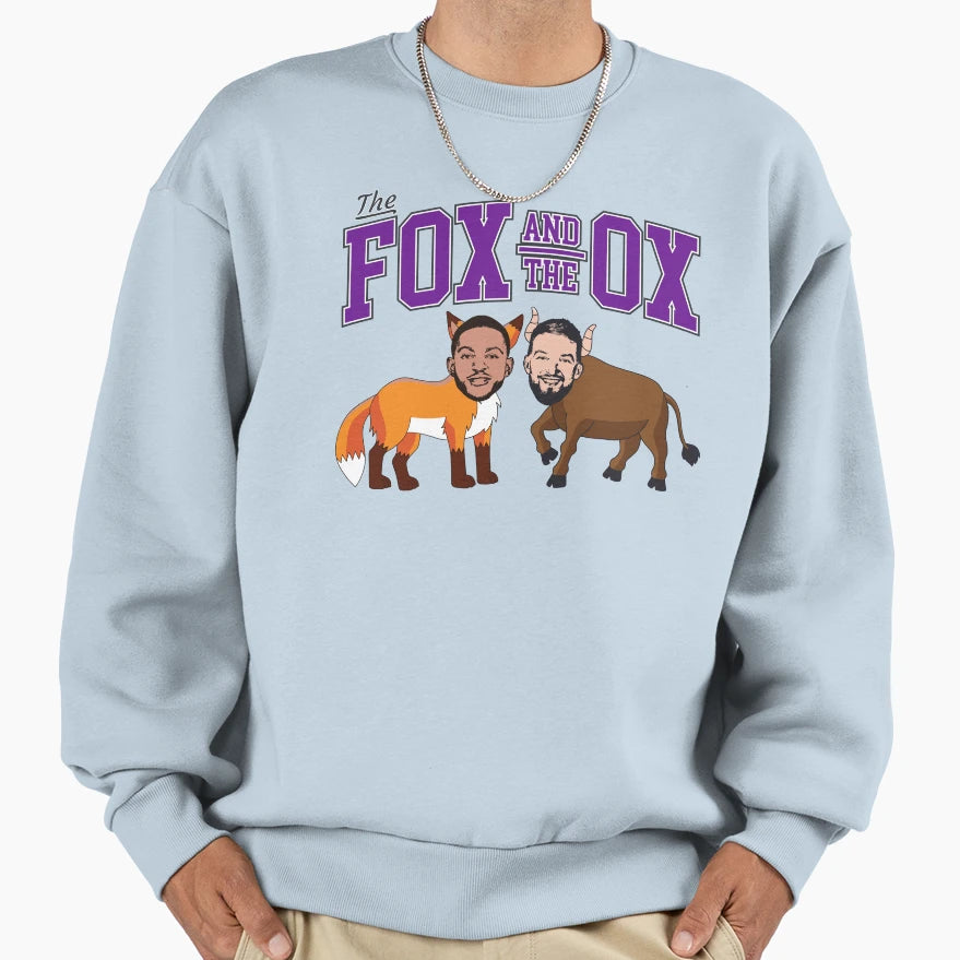 Fox And Ox Kings Basketball Funny Meme Sweatshirt - Trendy Graphic Unisex - T-Shirt, Sweatshirt, Hoodie