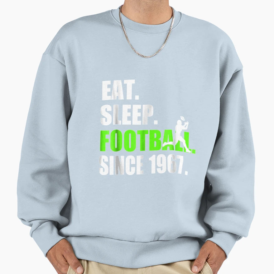 Eat Sleep Since 1967 51St Birthday Sweatshirt - Custom Art Print Men Women - T-Shirt, Sweatshirt, Hoodie