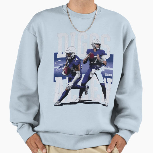 14 Player Quarterback Sports Sweatshirt - Unique Graphic for Adults - T-Shirt, Sweatshirt, Hoodie