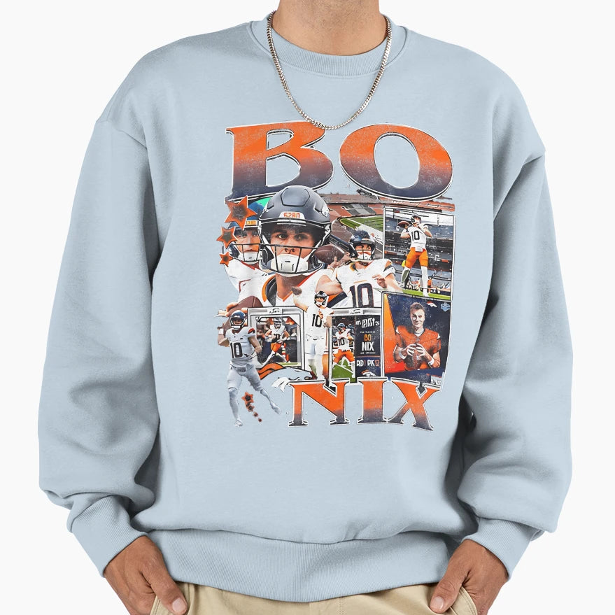 Bo Custom Nix Denver Sweatshirt - Aesthetic Graphic for Adults - T-Shirt, Sweatshirt, Hoodie