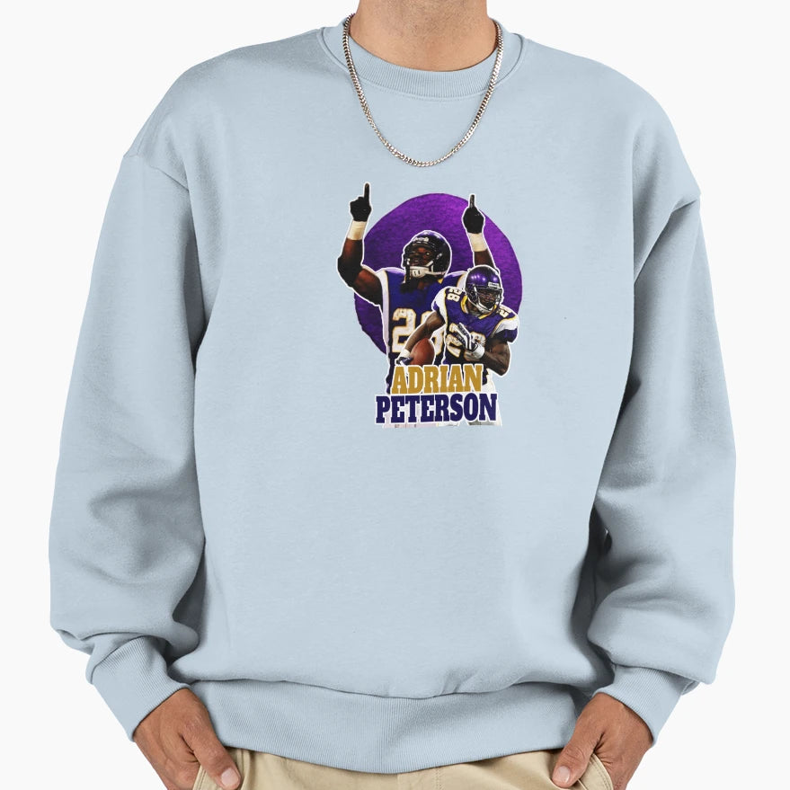 Adrian Peterson Vikings Touchdown Sweatshirt - Streetwear Style Men Women - T-Shirt, Sweatshirt, Hoodie