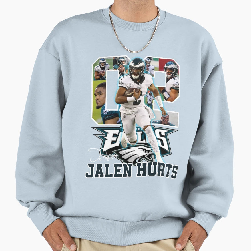JH Football Signature 80S 90S Rap Sweatshirt - Minimalist Print Men Women - T-Shirt, Sweatshirt, Hoodie