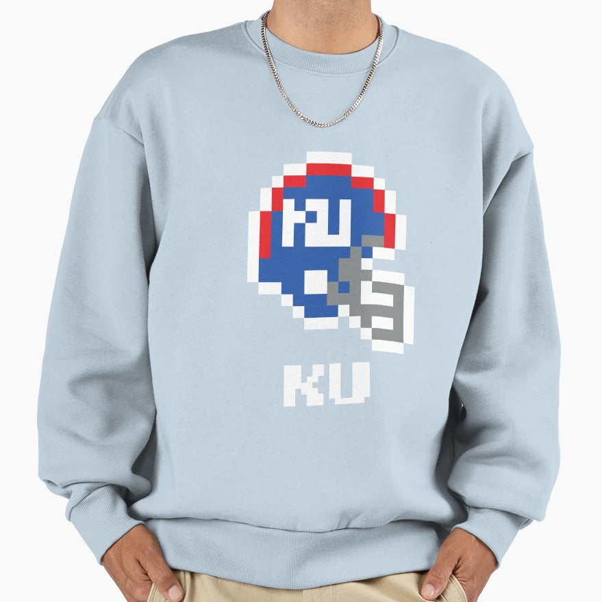 Kansas Jayhawks Tecmo Super Bowl Sweatshirt - Aesthetic Graphic Unisex - T-Shirt, Sweatshirt, Hoodie
