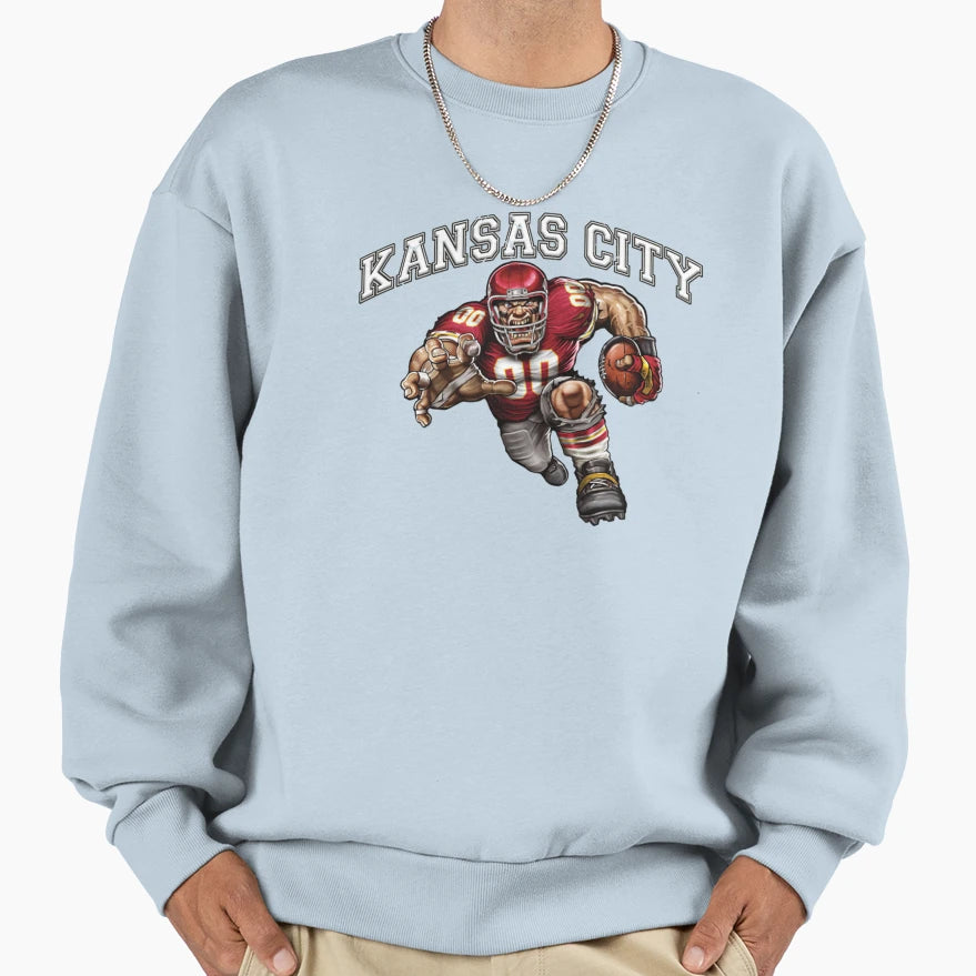 Kansas City Football Detroit Football Sweatshirt - Novelty Apparel Unisex - T-Shirt, Sweatshirt, Hoodie