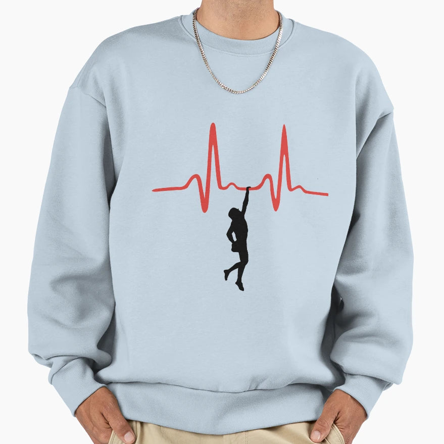 Climbing Sweatshirt - Casual Everyday Wear Men Women - T-Shirt, Sweatshirt, Hoodie