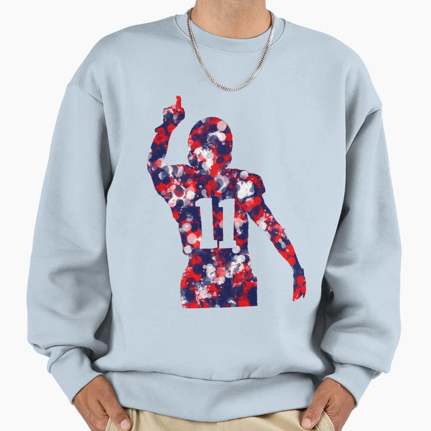 Splatter Edelman Sweatshirt - Custom Art Print for Adults - T-Shirt, Sweatshirt, Hoodie