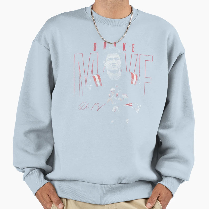 Drake Maye Patriots Sweatshirt - Streetwear Style Unisex - T-Shirt, Sweatshirt, Hoodie