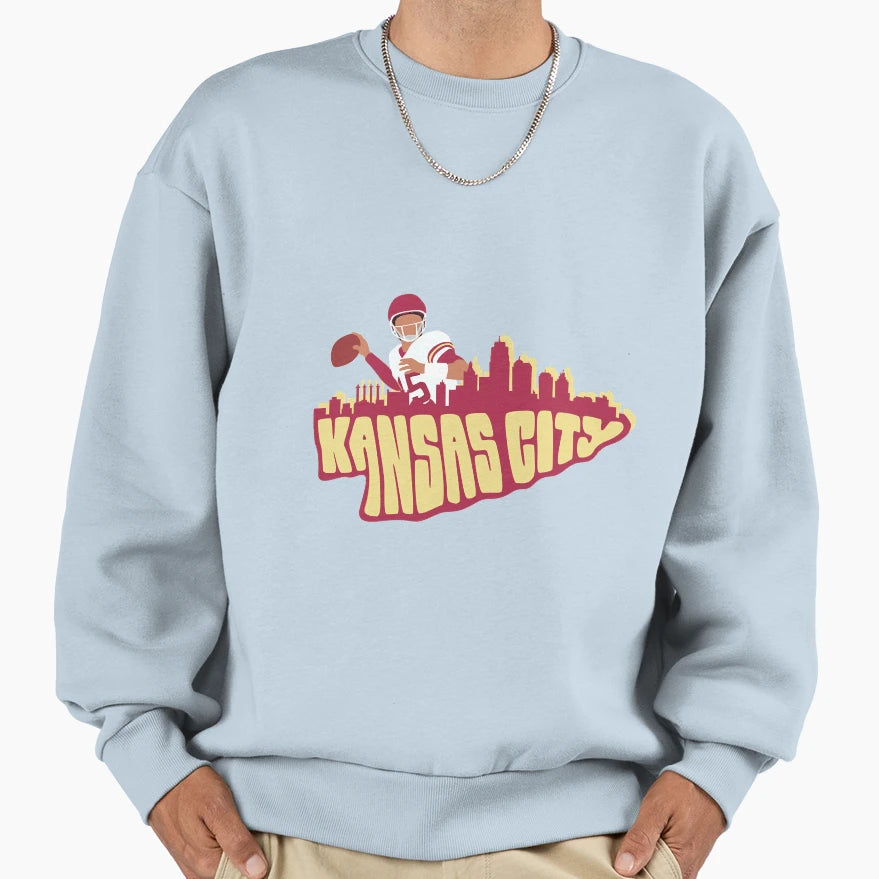 Kansas City Chiefs Kansas City Sweatshirt - Graphic Print Men Women - T-Shirt, Sweatshirt, Hoodie