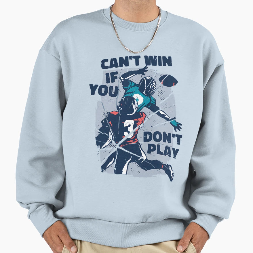 American Football Sweatshirt - Casual Everyday Wear Men Women - T-Shirt, Sweatshirt, Hoodie