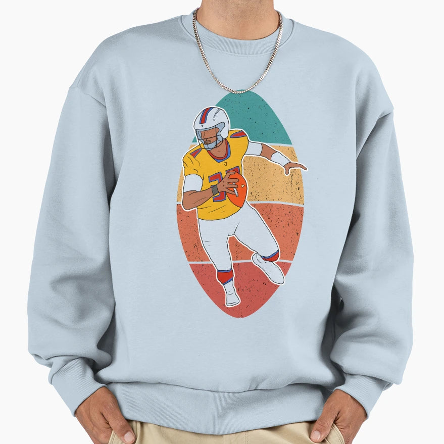 American Football Funny Sweatshirt - Streetwear Style Unisex - T-Shirt, Sweatshirt, Hoodie