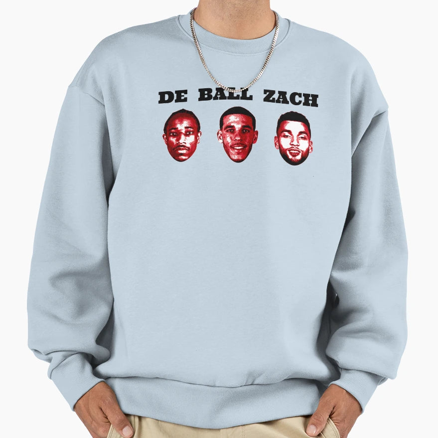 De Ball Zach Chicago Bulls Funny Meme Sweatshirt - Graphic Print for Adults - T-Shirt, Sweatshirt, Hoodie
