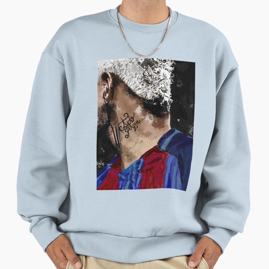 Barca Neymar Sweatshirt - Streetwear Style for Adults - T-Shirt, Sweatshirt, Hoodie