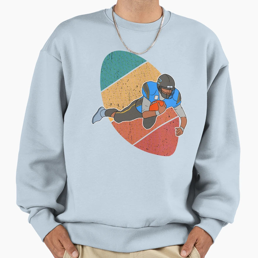 American Football Funny Sweatshirt - Novelty Apparel for Adults - T-Shirt, Sweatshirt, Hoodie