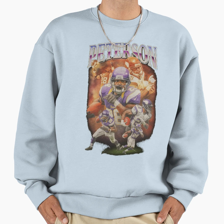 Adrian Peterson Minnesota Sweatshirt - Graphic Print for Adults - T-Shirt, Sweatshirt, Hoodie