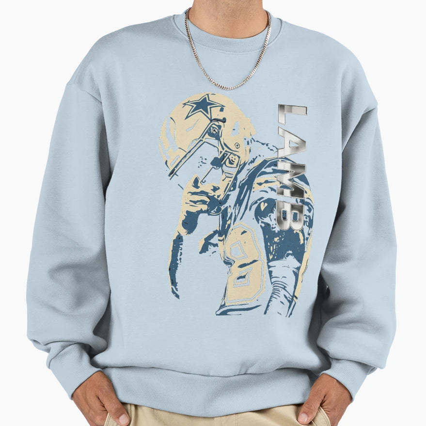CL 88 Navy Silver Stencil Tribute Sweatshirt - Minimalist Print Unisex - T-Shirt, Sweatshirt, Hoodie
