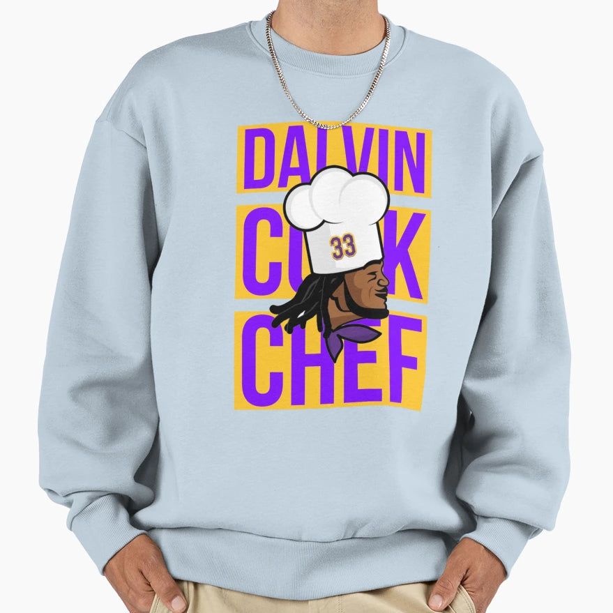 Dalvin Cook Chef Sweatshirt - Casual Everyday Wear Men Women - T-Shirt, Sweatshirt, Hoodie