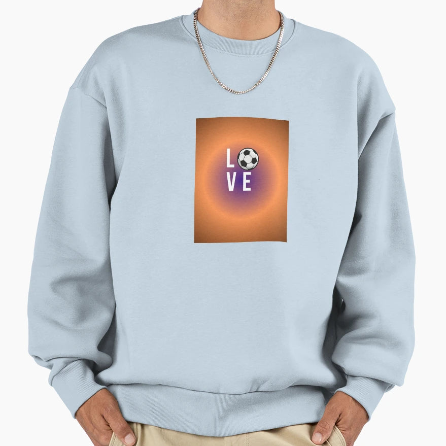 Football Love Sweatshirt - Custom Art Print Men Women - T-Shirt, Sweatshirt, Hoodie