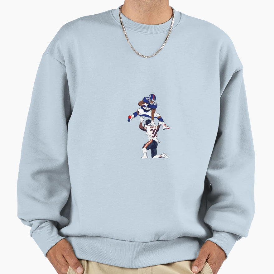 Saquon Hurdle Sweatshirt - Custom Art Print Unisex - T-Shirt, Sweatshirt, Hoodie