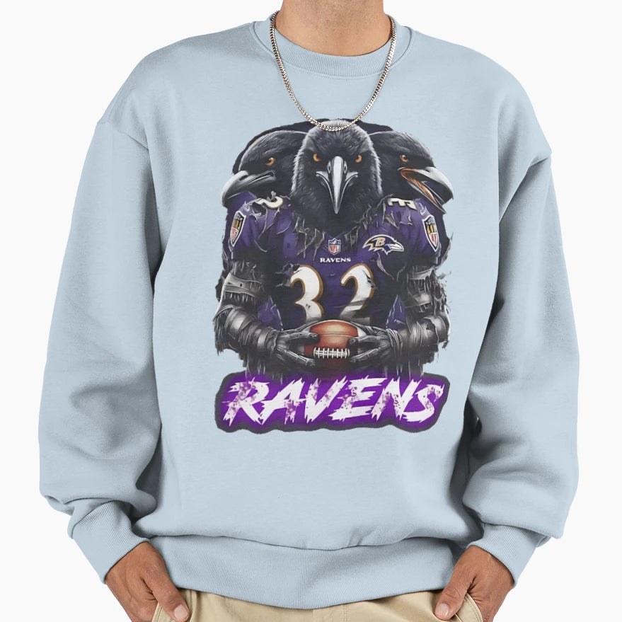 Art Baltimore Ravens Sweatshirt - Streetwear Style Men Women - T-Shirt, Sweatshirt, Hoodie